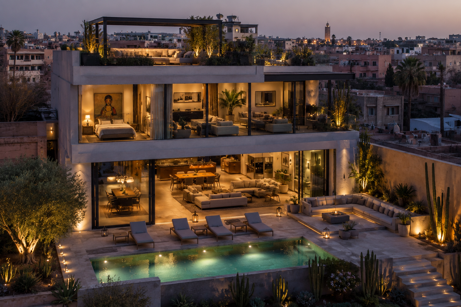 Villas in Marrakech City Center — Medina & souks riads